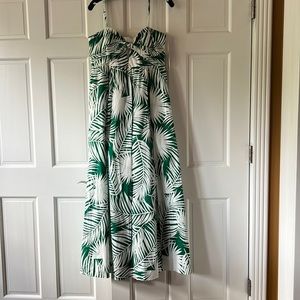 Milly Noah Palm print maxi dress. Size 10 NWT